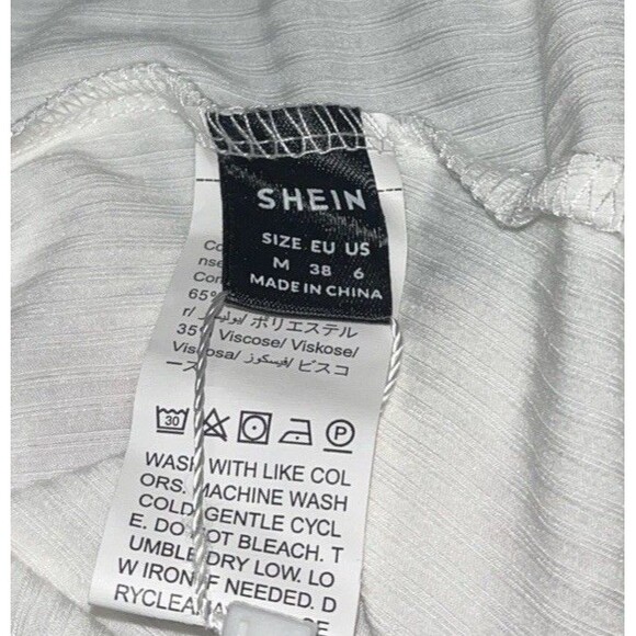 Shein Ezwear Tank Top Bodysuit Women Sz Med. Ivory - Picture 3 of 6